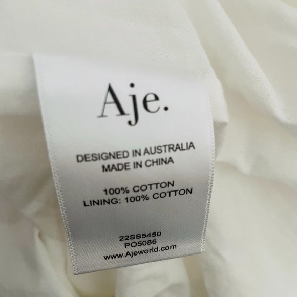 Aje Marie Frill Bib Mini Dress - Picture 7 of 11